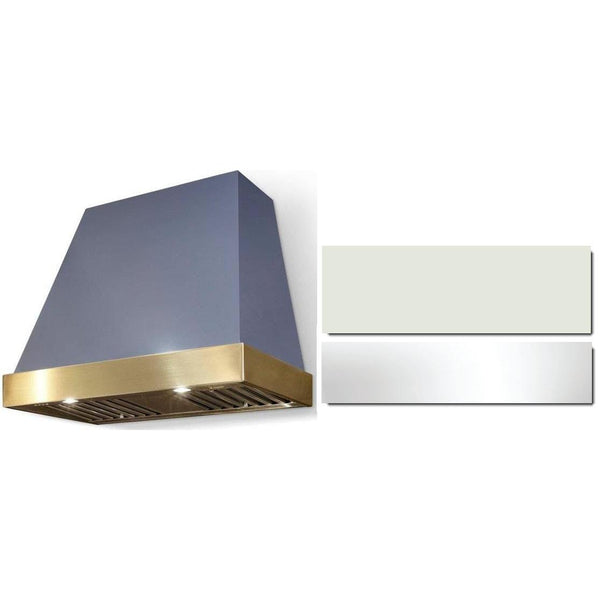 AGA 48-inch Euclid Series Wall Mount Range Hood AH4830EUCWHTPC IMAGE 1