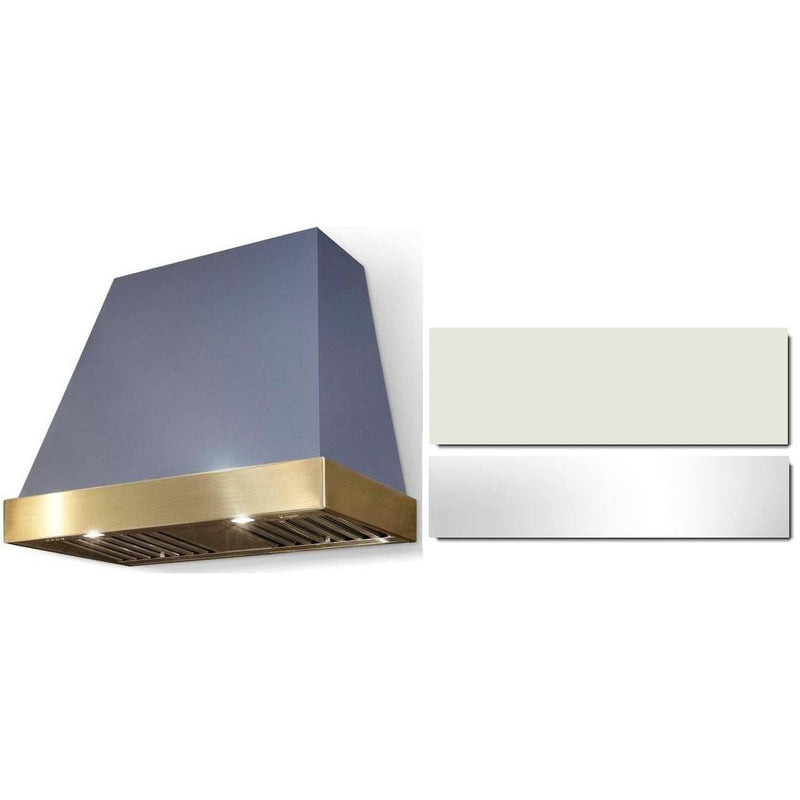 AGA 48-inch Euclid Series Wall Mount Range Hood AH4830EUCWHTPC IMAGE 1