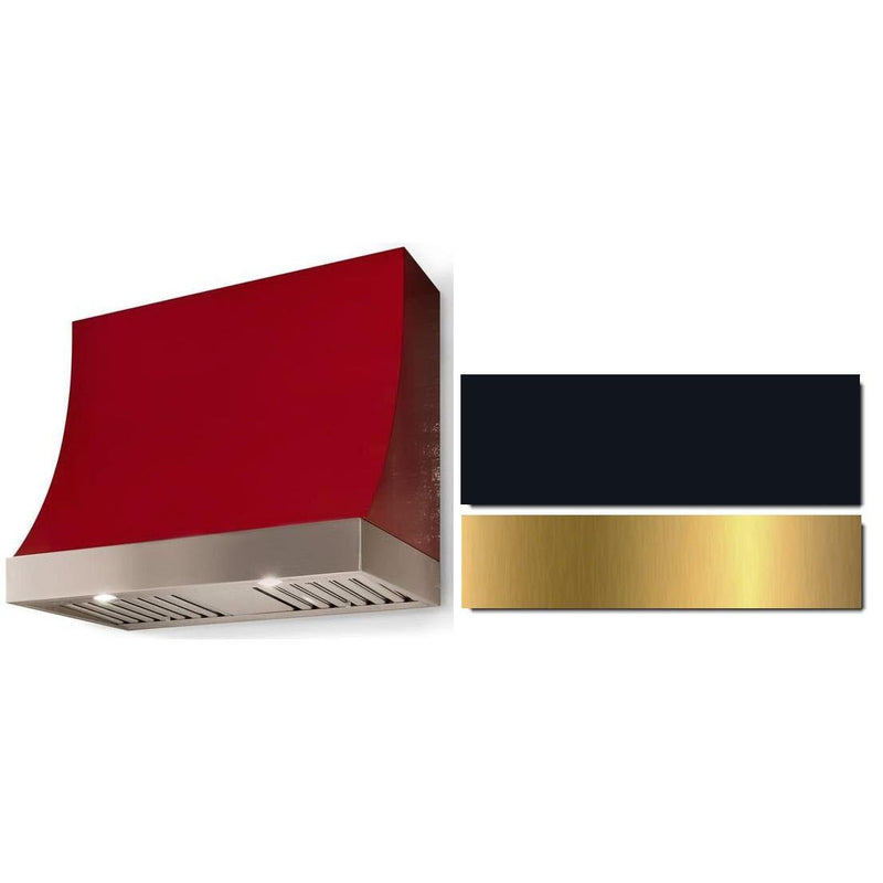 AGA 48-inch Marquee Series Wall Mount Range Hood AH4830MRQBLKBB IMAGE 1