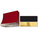 AGA 48-inch Marquee Series Wall Mount Range Hood AH4830MRQMBLPB IMAGE 1