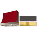 AGA 48-inch Marquee Series Wall Mount Range Hood AH4830MRQSLTPB IMAGE 1