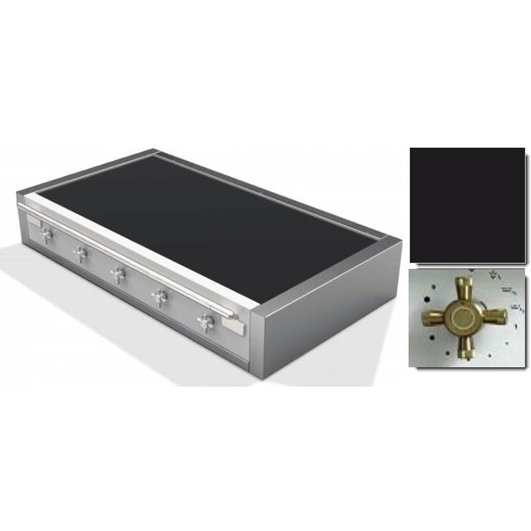 AGA 48-inch built-in Induction Rangetop AEL481INRTABMBL IMAGE 1