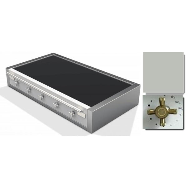 AGA 48-inch built-in Induction Rangetop AEL481INRTABSS IMAGE 1