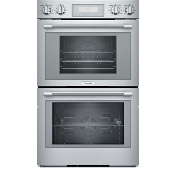 Thermador 30-inch, 7.3 cu. ft. Built-in Double Wall Oven with Steam Convection PODS302B IMAGE 1