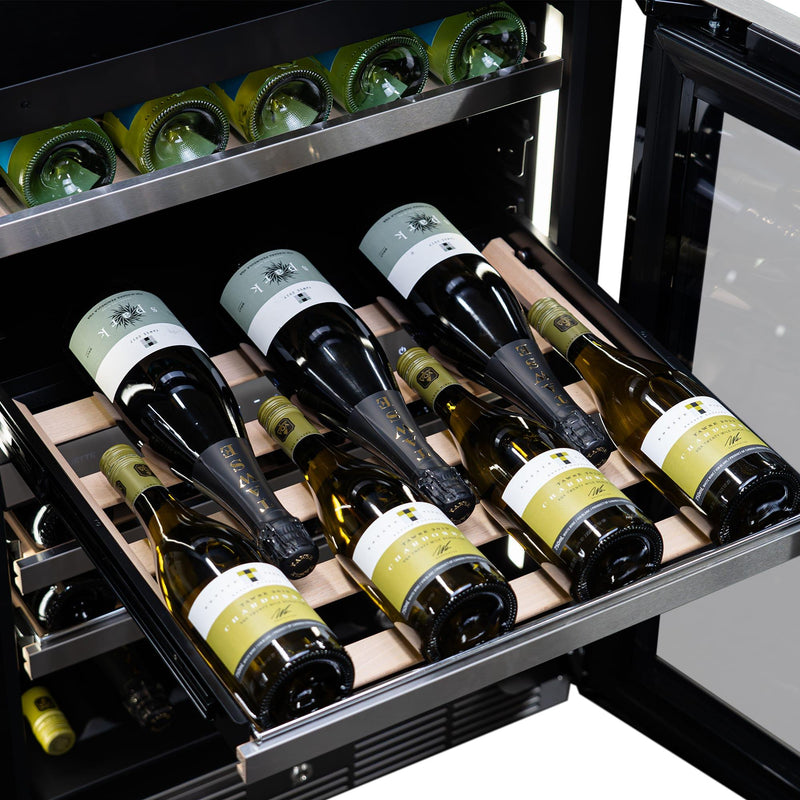  Silhouette Professional 51-Bottle Pro Gen 3 Series Wine Cellar with Two Zones SPRWC052D3SS IMAGE 3