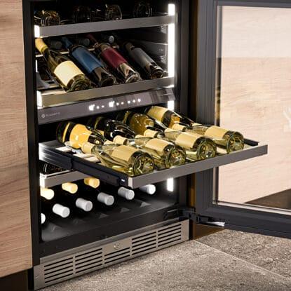  Silhouette Professional 51-Bottle Pro Gen 3 Series Wine Cellar with Two Zones SPRWC052D3SS IMAGE 6
