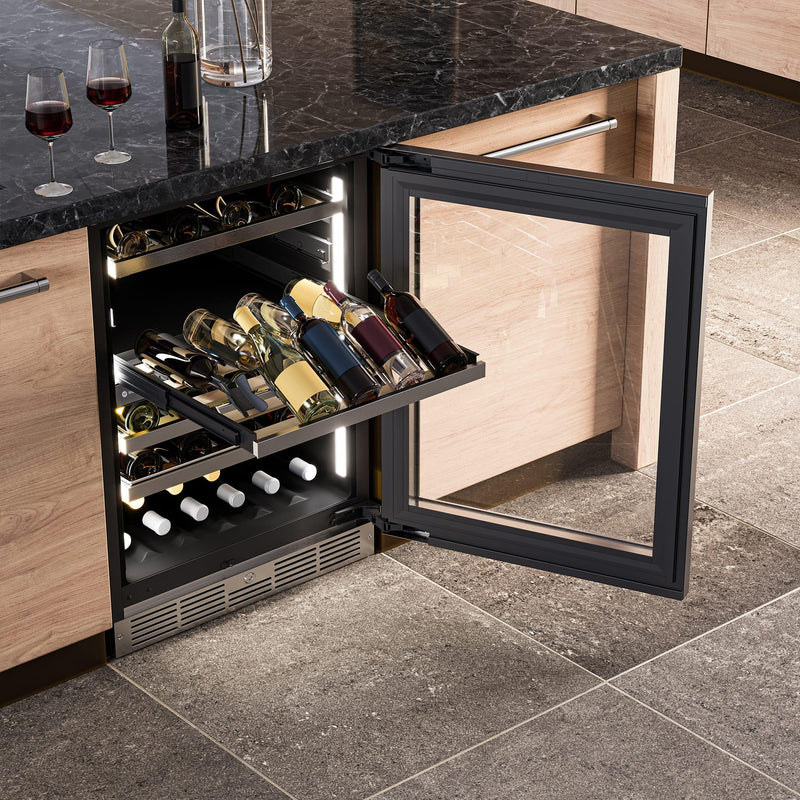  Silhouette Professional 51-Bottle Pro Gen 3 Series Wine Cellar with Two Zones SPRWC052D3SS IMAGE 7
