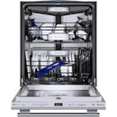 Thermador 24-inch Built-in Dishwasher with Masterpiece® Handle DWHD661EFM IMAGE 2