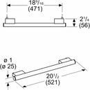 Thermador 48-inch Handle Kit MS4800IT10 IMAGE 3