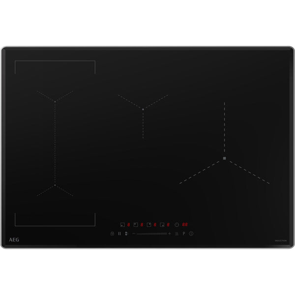 AEG 30-inch Built-In 4-Zone Induction Cooktop IKE8401BT IMAGE 1