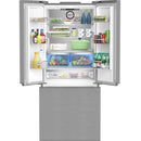 Blomberg 30-inch Counter-Depth French Door Refrigerator BRFD21612SS IMAGE 3