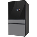 Samsung 36-Inch 29 Cu.Ft. Bespoke AI 4-Door French Door Refrigerator with AI Home Screen RF90F29BECRAA IMAGE 4