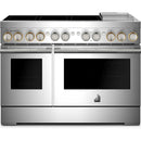  JennAir 48-inch, 6.3 cu. ft. Freestanding Induction Range with Griddle JPIGC748RL IMAGE 1