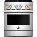  JennAir 30-inch, 4.1 cu. ft. Freestanding Induction Range with Wi-Fi JPIFC730RL IMAGE 1