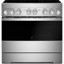  JennAir 36-inch, 5.1 cu. ft. Freestanding Induction Range with Wi-Fi JPIFC736RM IMAGE 1