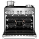  JennAir 36-inch, 5.1 cu. ft. Freestanding Induction Range with Wi-Fi JPIFC736RM IMAGE 3