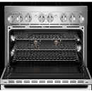  JennAir 36-inch, 5.1 cu. ft. Freestanding Induction Range with Wi-Fi JPIFC736RM IMAGE 7