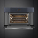 Smeg 30-inch Built-in Single Wall Oven Combi Microwave SOCU3104MCG IMAGE 2