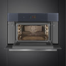 Smeg 30-inch Built-in Single Wall Oven Combi Microwave SOCU3104MCG IMAGE 3
