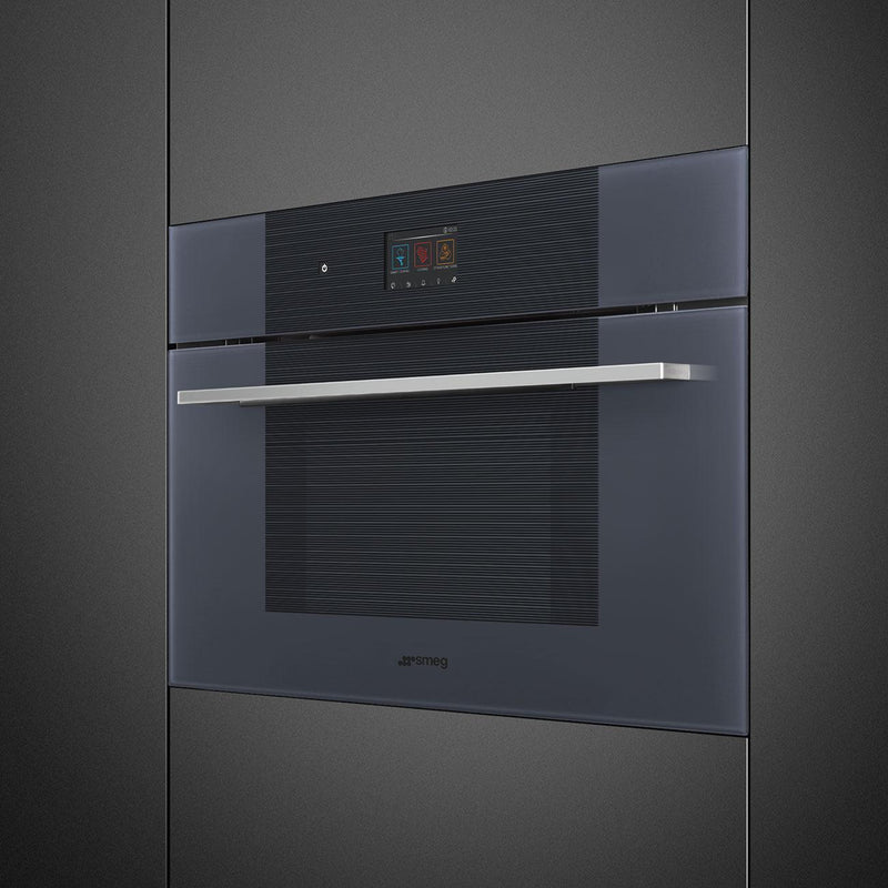 Smeg 30-inch Built-in Single Wall Oven Combi Microwave SOCU3104MCG IMAGE 7