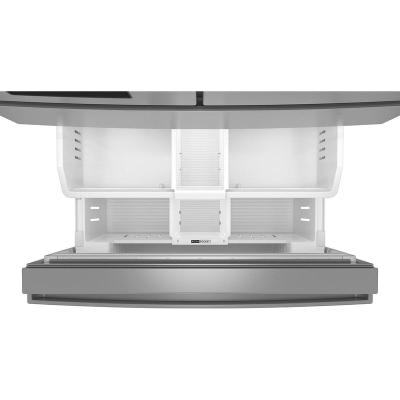  Whirlpool 36-Inch French Door Refrigerator with In-Door Water and Ice Maker WRMF3536SZ IMAGE 3