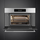  Smeg 30-inch, 2.54 cu. ft. Built-in Single Combi-Steam Wall Oven SOCU3304SCX IMAGE 2