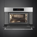  Smeg 30-inch, 2.54 cu. ft. Built-in Single Combi-Steam Wall Oven SOCU3304SCX IMAGE 6