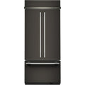  KitchenAid 36-inch, 20.8 cu. ft. Built-in French 3-Door Refrigerator KBFN536SBE IMAGE 1