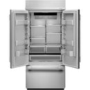  KitchenAid 36-inch, 20.8 cu. ft. Built-in French 3-Door Refrigerator KBFN536SPS IMAGE 2