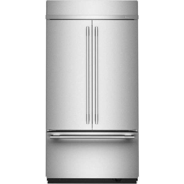  KitchenAid 42-inch, 24.2 cu. ft. Built-in French 3-Door Refrigerator KBFN542SPS IMAGE 1