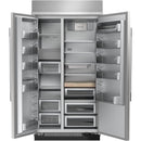  KitchenAid 42-inch, 25.5 cu. ft. Built-in Side-by-Side Refrigerator with Platinum Interior KBSN742SPS IMAGE 2