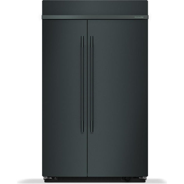 KitchenAid 48-inch, 30 cu. ft. Built-in Side-by-Side Refrigerator with Platinum Interior KBSN748SJP IMAGE 1