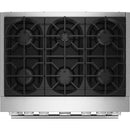  KitchenAid 36-inch, 5.1 cu. ft. Freestanding Commercial-Style Dual-Fuel Range with Even-Heat™ True Convection KFDS936SSS IMAGE 6