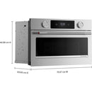  KitchenAid 30-inch Built-in Microwave Oven with Convection Technology KMBS730SPS IMAGE 10