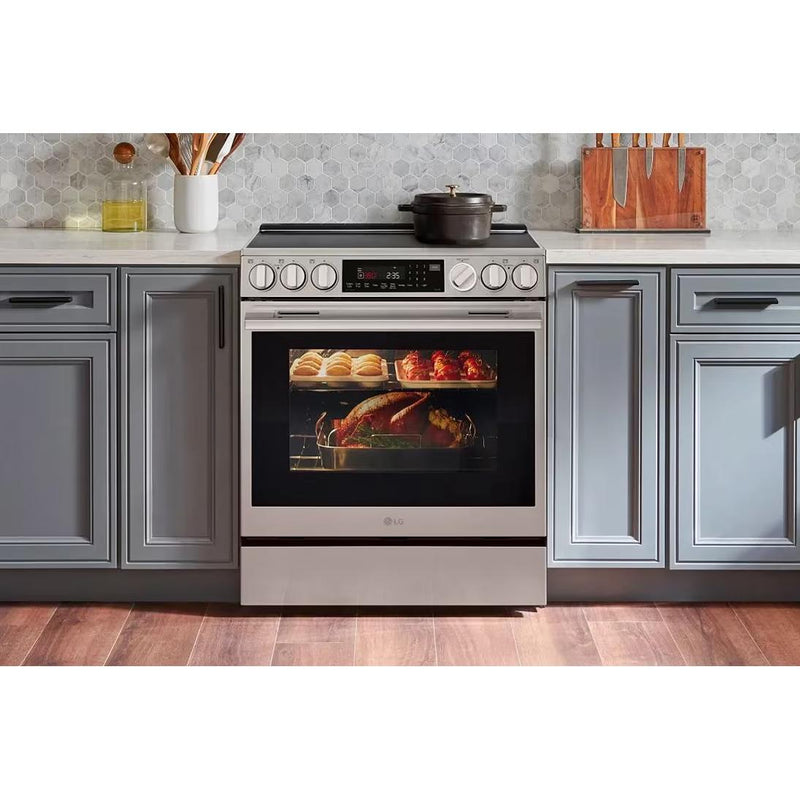 LG 30-inch Slide-In Electric Range with Air Fry LSEL6337XE IMAGE 16