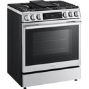 LG 30-inch Slide-In Gas Range with Air Fry LSGL6335X IMAGE 2