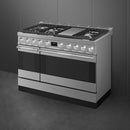  Smeg 48-inch Freestanding Dual-Fuel Range True Convection Technology SPR48UGMX IMAGE 3