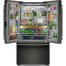  KitchenAid 36-inch, 24 cu. ft. Counter-Dept French 3-Door Refrigerator with Internal Water Dispenser and Ice Maker KRFC236SBE IMAGE 4