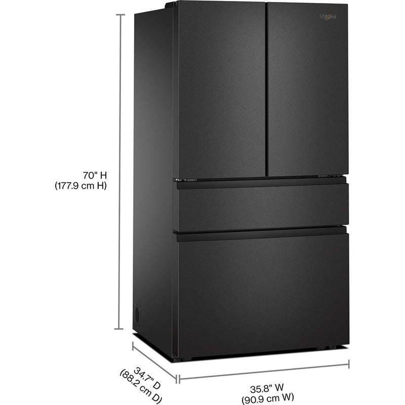  Whirlpool 36-inch French 4-Door Refrigerator WRMF3336SV IMAGE 4