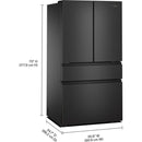  Whirlpool 36-inch, 29.8 cu. ft. Freestanding French 4-Door Refrigerator with Flexible Temperature Drawer WRMF3336SV IMAGE 5