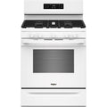  Whirlpool 30-inch Gas Range with Air Cooking Technology and Steam Clean WFGS4530SW IMAGE 1