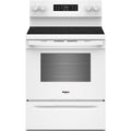  Whirlpool 30-inch Electric Range with Air Cooking Technology YWFES5730SW IMAGE 1