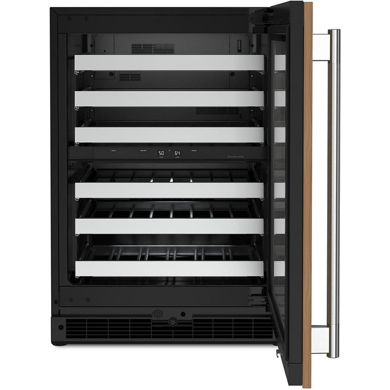  KitchenAid 24-inch Undercounter Wine Cellar with Full-Extension Metal-Front Racks KUWR324SPA IMAGE 2