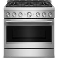  KitchenAid 36-inch Slide-in Gas Range KFGS936SSS IMAGE 1