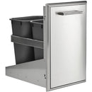  Coyote 18-inch Front To Back Trash Recycle Combo C3-FBTRC IMAGE 3