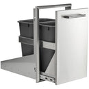  Coyote 18-inch Front To Back Trash Recycle Combo C3-FBTRC IMAGE 4