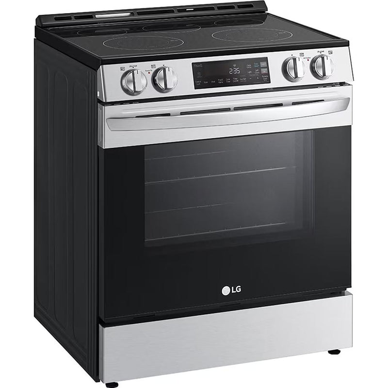 LG 30-inch Slide-in Smart Electric Range with Wi-Fi LSEL6331XE IMAGE 4