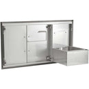  Coyote 45" Double Access Doors With Roll Out Trash C3-CDPOD IMAGE 3