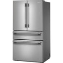  KitchenAid 36-inch, 30 cu. ft. French 3-Door Refrigerator with Interior Water Dispenser and Ice Maker KRMF336SPS IMAGE 4