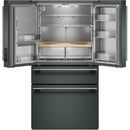  KitchenAid 36-inch, 29.51 cu. ft. Freestanding French 4-Door Refrigerator with Water and Ice Dispensing System KRMF436SJP IMAGE 3